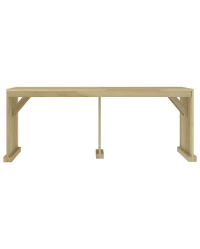 Meubles à dîner de jardin 7 pcs Bois de pin imprégné