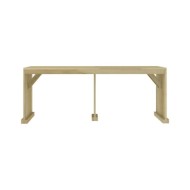Meubles à dîner de jardin 7 pcs Bois de pin imprégné