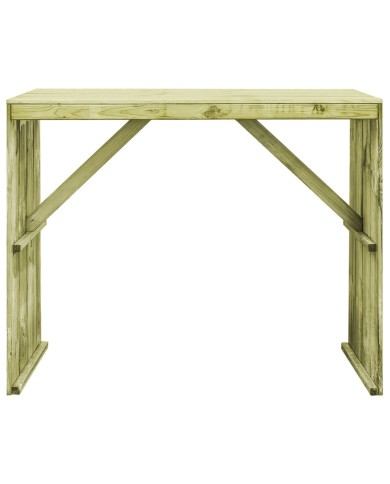 Meubles de bar de jardin 7 pcs Bois de pin imprégné