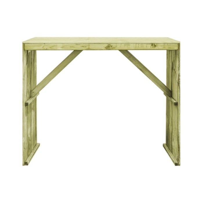 Meubles de bar de jardin 7 pcs Bois de pin imprégné