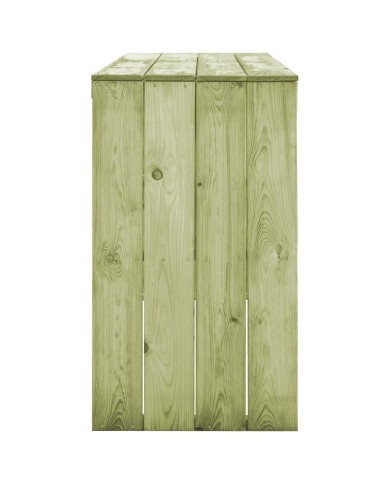 Meubles de bar de jardin 7 pcs Bois de pin imprégné