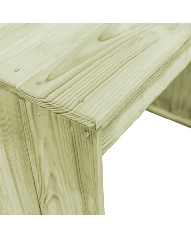 Meubles de bar de jardin 7 pcs Bois de pin imprégné