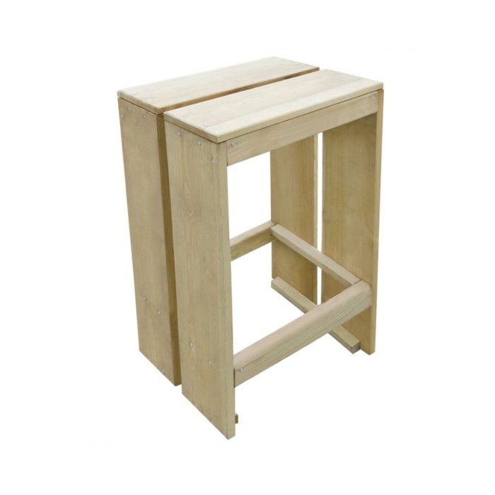 Meubles de bar de jardin 7 pcs Bois de pin imprégné