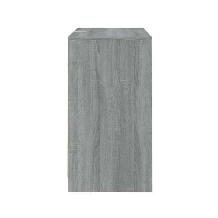 Buffets 2 pcs Sonoma gris 70x41x75 cm Aggloméré