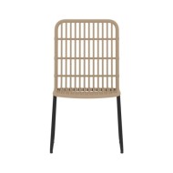 Ensemble de salle à manger de jardin 7 pcs Chêne