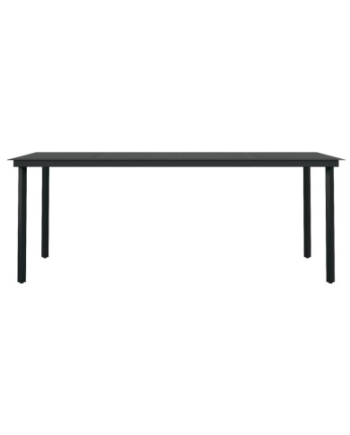 Ensemble de salle à manger de jardin 7 pcs Chêne