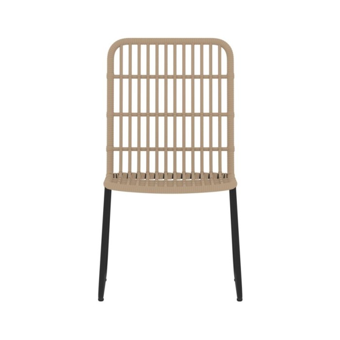 Ensemble de salle à manger de jardin 5 pcs Chêne