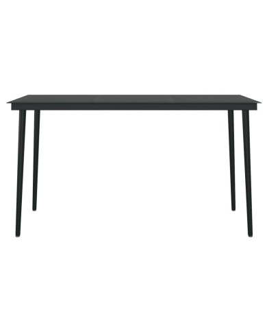 Ensemble de salle à manger de jardin 5 pcs Chêne