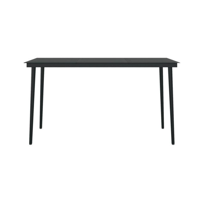 Ensemble de salle à manger de jardin 5 pcs Chêne