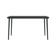 Ensemble de salle à manger de jardin 5 pcs Chêne