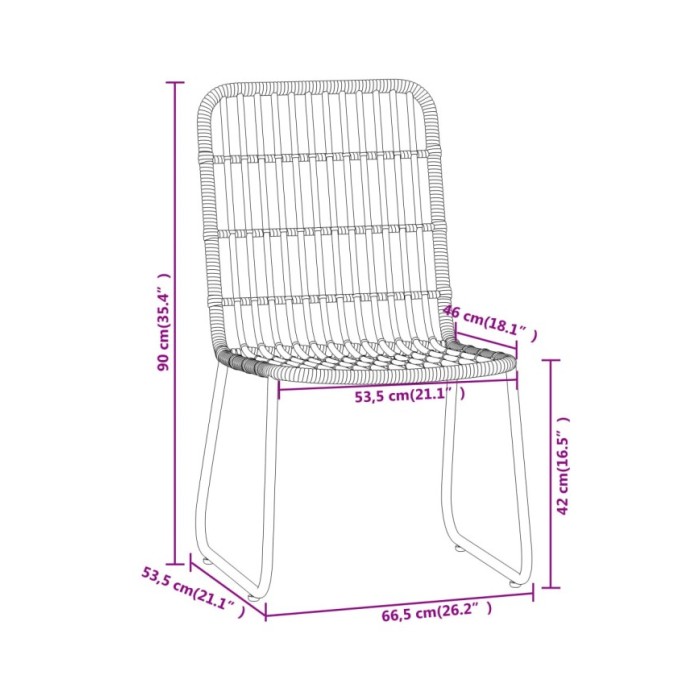 Ensemble de salle à manger de jardin 5 pcs Chêne