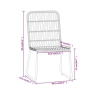 Ensemble de salle à manger de jardin 5 pcs Chêne
