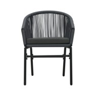 Ensemble de salle à manger de jardin 5 pcs Anthracite