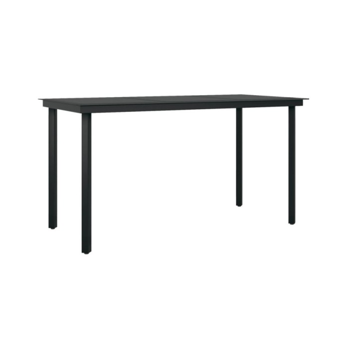 Ensemble de salle à manger de jardin 5 pcs Anthracite