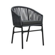 Ensemble de salle à manger de jardin 7 pcs Anthracite