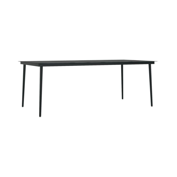 Ensemble de salle à manger de jardin 7 pcs Anthracite