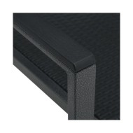 Ensemble de salle à manger de jardin 3 pcs Noir