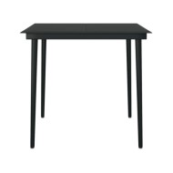 Ensemble de salle à manger de jardin 3 pcs Marron