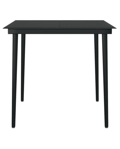 Ensemble de salle à manger de jardin 3 pcs Anthracite