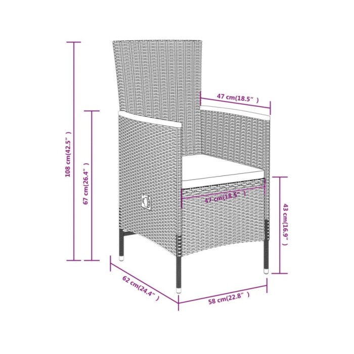 Cadre de lit Gris Bois de pin massif 200x200 cm