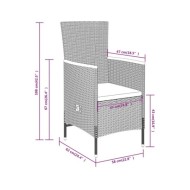 Cadre de lit Gris Bois de pin massif 200x200 cm