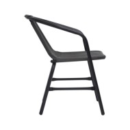 Chaises de jardin 8 pcs Rotin plastique et acier 110 kg