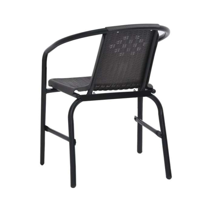 Chaises de jardin 8 pcs Rotin plastique et acier 110 kg
