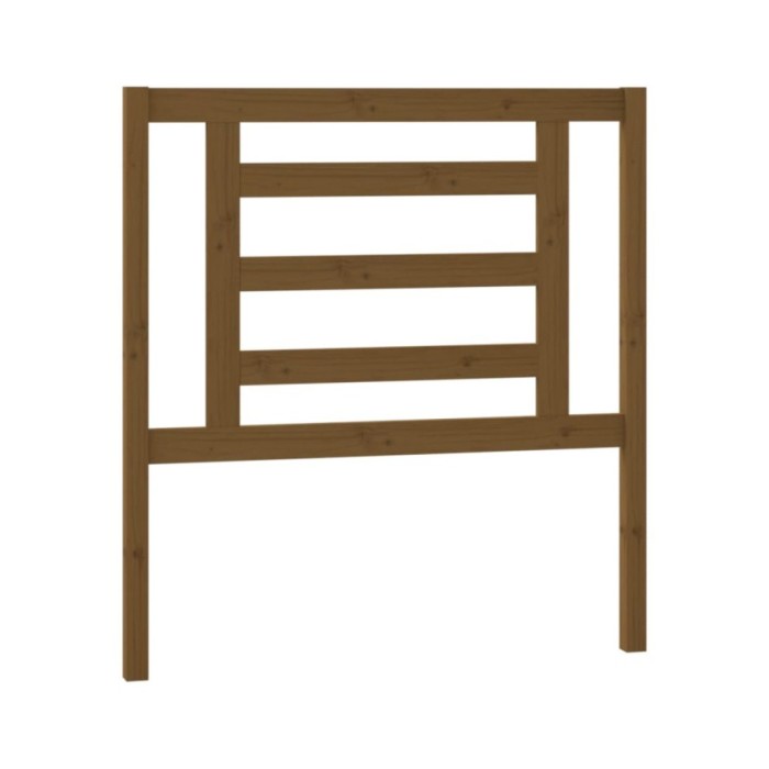 Lit coulissant Marron miel 2x(90x190) cm Bois de pin massif