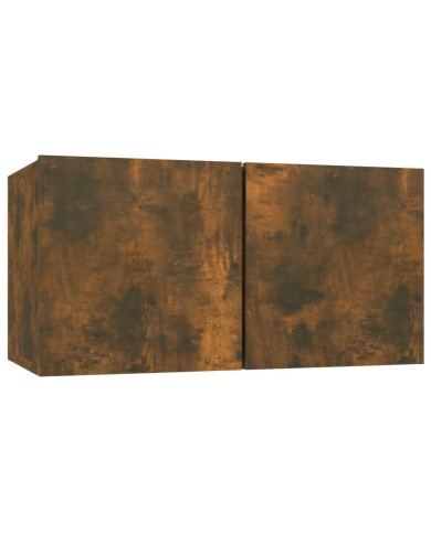 Ensemble de meubles TV 6 pcs Chêne fumé Bois d'ingénierie