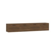 Armoires murales 2 pcs Chêne marron 100x36,5x35 cm