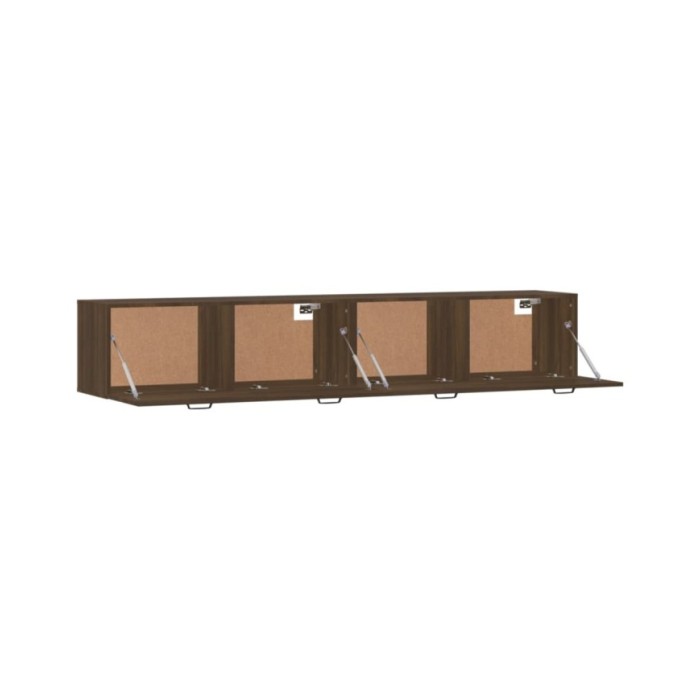 Armoires murales 2 pcs Chêne marron 100x36,5x35 cm