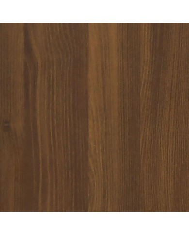 Bureau avec armoire latérale Chêne marron Bois d'ingénierie