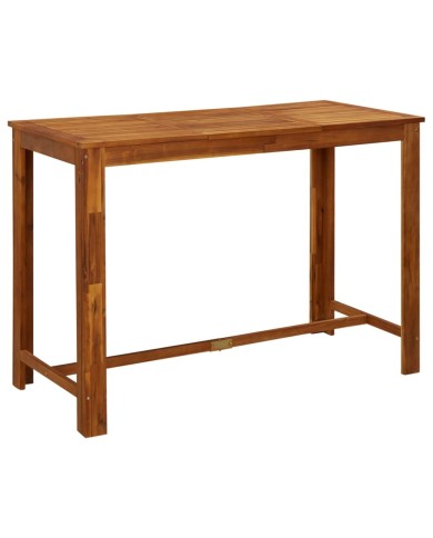 Ensemble de bar de jardin 9 pcs Bois d'acacia solide