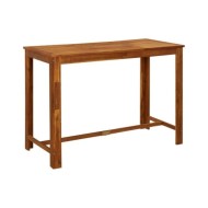 Ensemble de bar de jardin 9 pcs Bois d'acacia solide