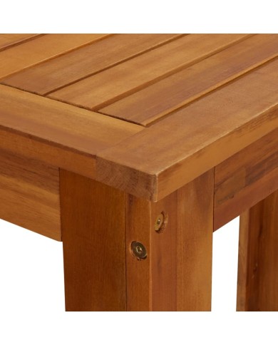 Ensemble de bar de jardin 9 pcs Bois d'acacia solide