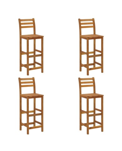 Ensemble de bar de jardin 9 pcs Bois d'acacia solide