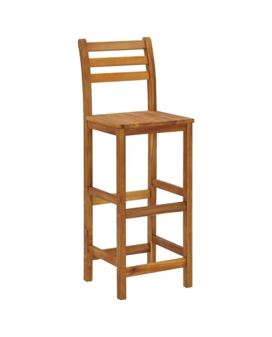 Ensemble de bar de jardin 9 pcs Bois d'acacia solide