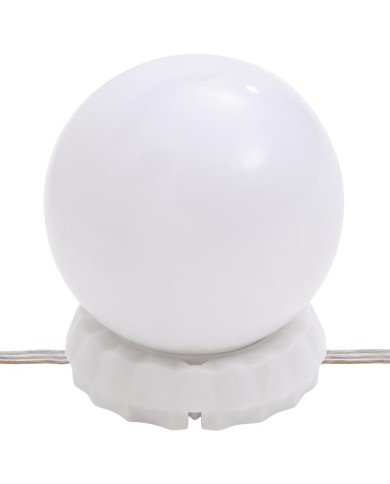 Coiffeuse à LED avec armoire Chêne fumé Bois d'ingénierie