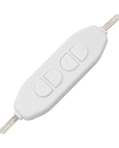 Coiffeuse à LED avec armoire Chêne fumé Bois d'ingénierie