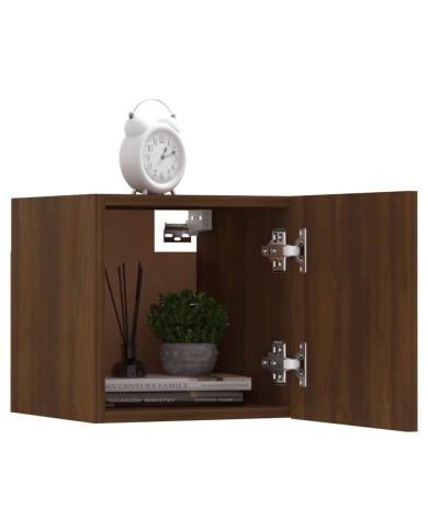 Meubles TV muraux 8 pcs Chêne marron 30,5x30x30 cm