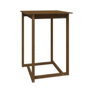 Ensemble de bar 5 pcs Marron miel Bois de pin massif