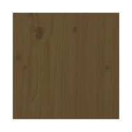 Lit coulissant Marron miel 2x(90x190) cm Bois de pin massif