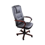 Chaise de bureau de luxe Noir