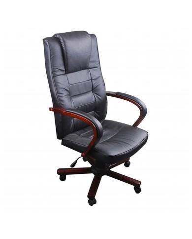 Chaise de bureau de luxe Noir