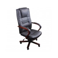 Chaise de bureau de luxe Noir
