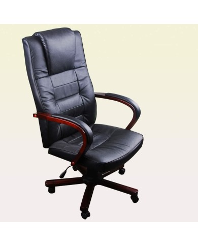 Chaise de bureau de luxe Noir