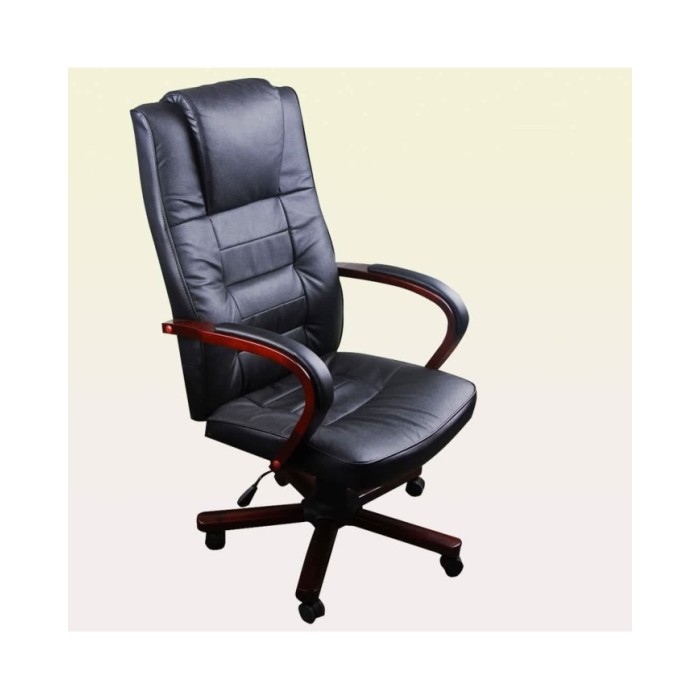 Chaise de bureau de luxe Noir