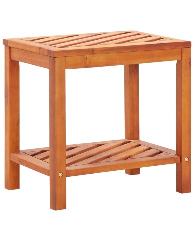 Table d'appoint Bois d'acacia massif 45 x 33 x 45 cm