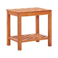 Table d'appoint Bois d'acacia massif 45 x 33 x 45 cm