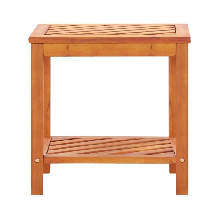 Table d'appoint Bois d'acacia massif 45 x 33 x 45 cm